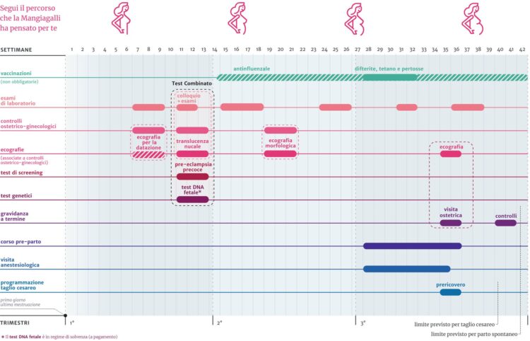 Calendario esami in gravidanza_mangiagalli