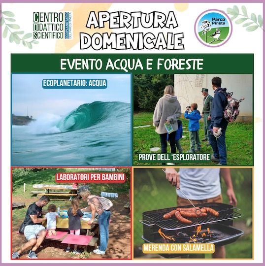 Apertura domenicale EcoPlanetario visita guidata e laboratori EcoPlanetario Ecoplanetario - Acqua