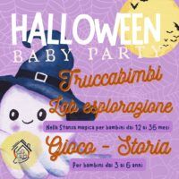 Halloween baby party Spazio Positivo Spazio Young biblioteca Sormani calendario Halloween party Spazio Positivo