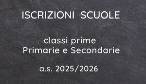 Iscrizioni scuola 2025/26