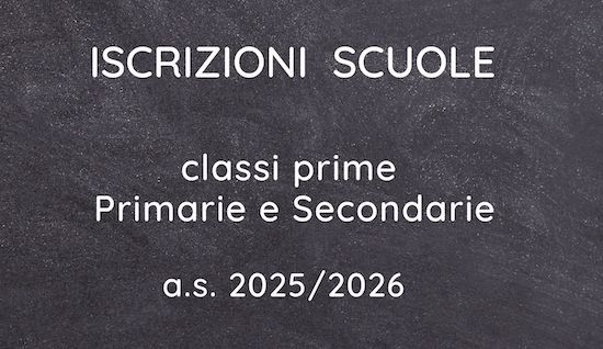 Iscrizioni scuola 2025/26