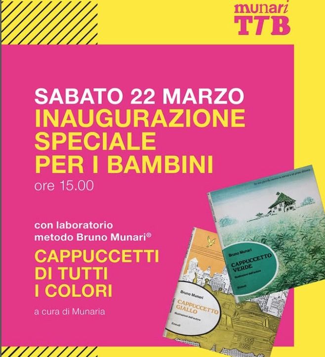 Laboratori e mostra Bruno Munari e il progetto della collana Tantibambini mostra Bruno Munari Mostra Bruno Munari e il progetto della collana Tantibambini