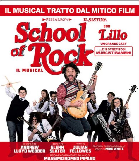 School of Rock musical per famiglie School of Rock musical School of Rock musical