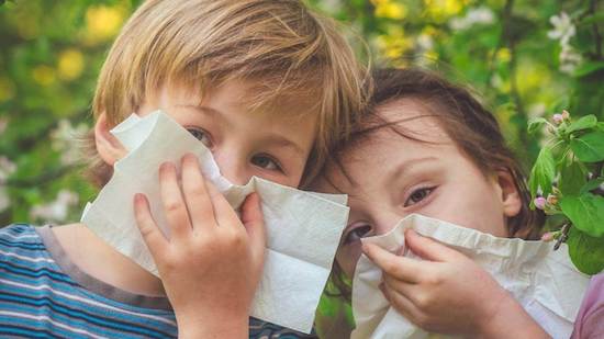 allergie primaverili nel bambino