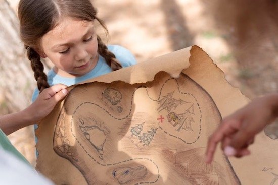 caccia al tesoro per bambini