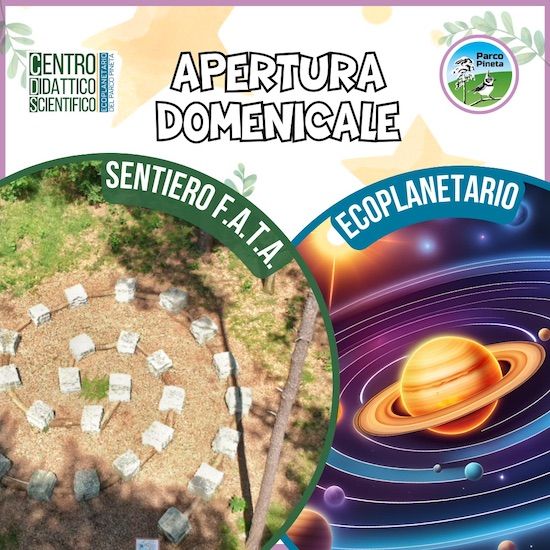 Apertura domenicale EcoPlanetario visita guidata e laboratori EcoPlanetario Apertura domenicale EcoPlanetario