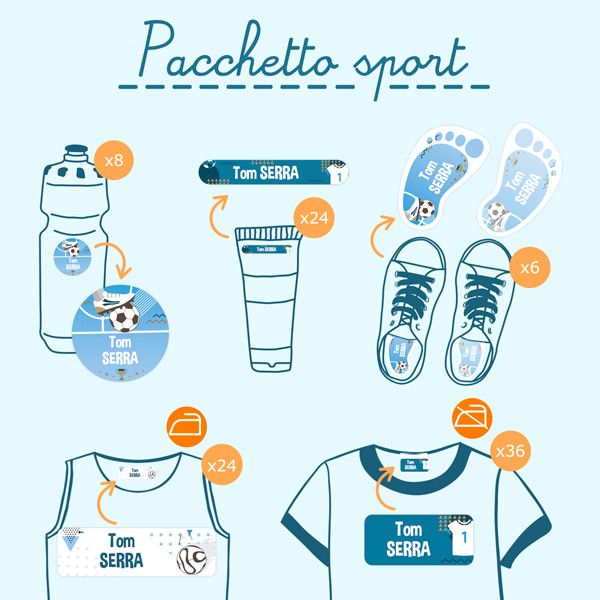 materiale personalizzato per lo sport ludilabel
