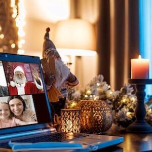 videochiamata con babbo natale